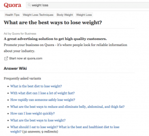 quora weight loss